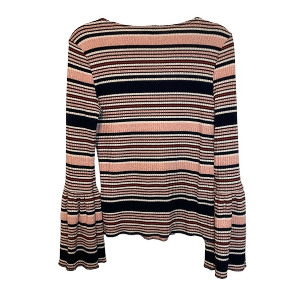 Splendid Striped Bell Sleeve Top - Picture 2 of 11